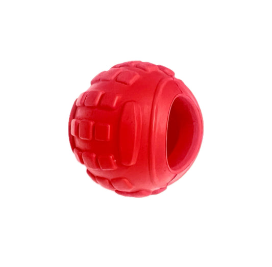 SUPER BALL - Treat Dispenser  Indestructible Dog Ball for Aggressive Chewers