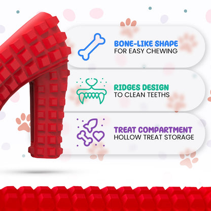 Tome Dog Toy Shoe - Toothbrush for Small and Medium Dogs
