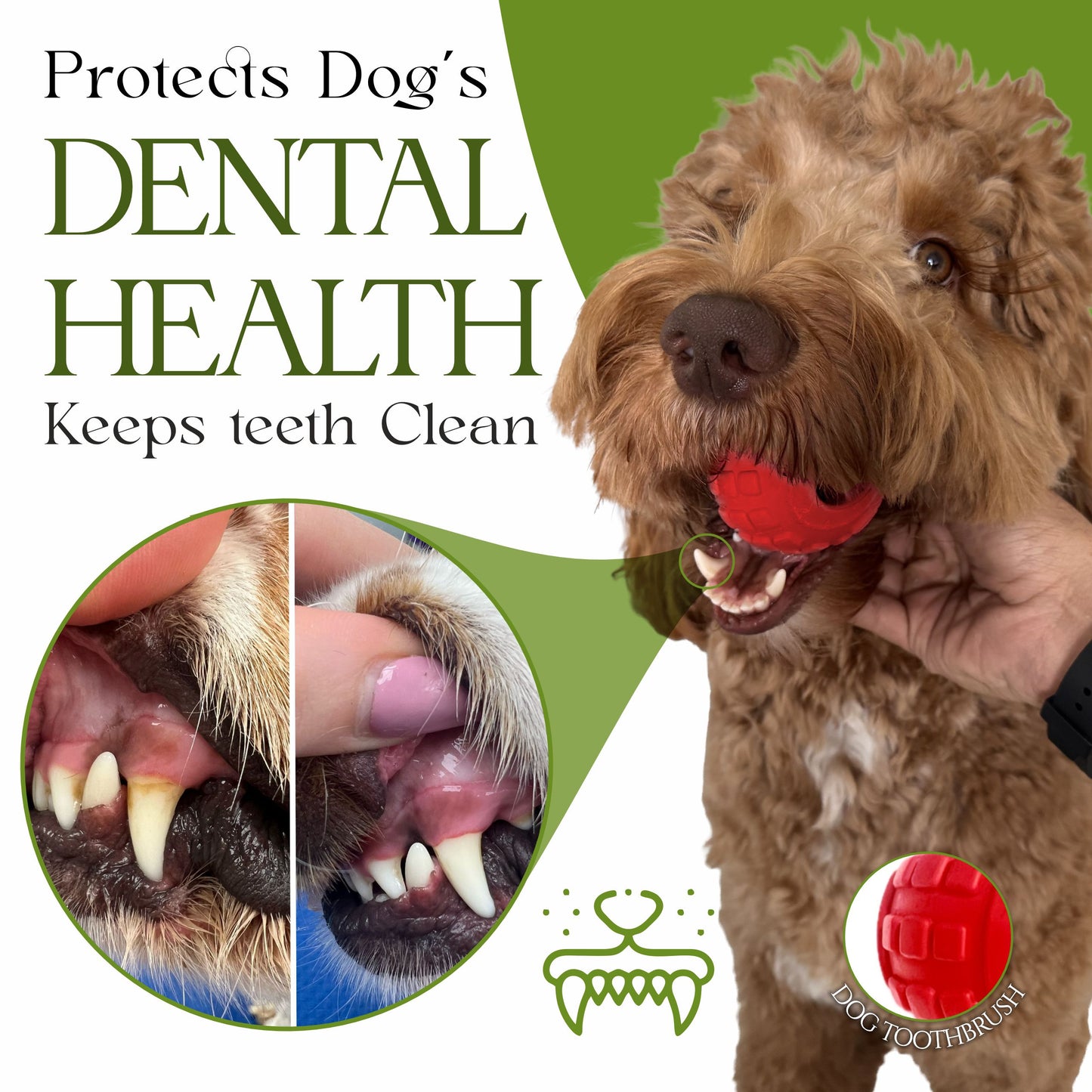 Dog Chew Toys for Aggressive Chewers - Treat Dispensing Chew Ball Interactive Small Medium Dog Puzzle Toys