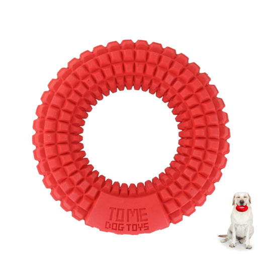 DOG TOY RUBBER NATURAL