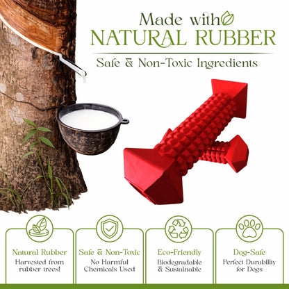 Dog Chew Toys for Aggressive Chewers – Tough Chew Toys for Dogs with Treat Dispenser  - Chew Bones for Large Dogs