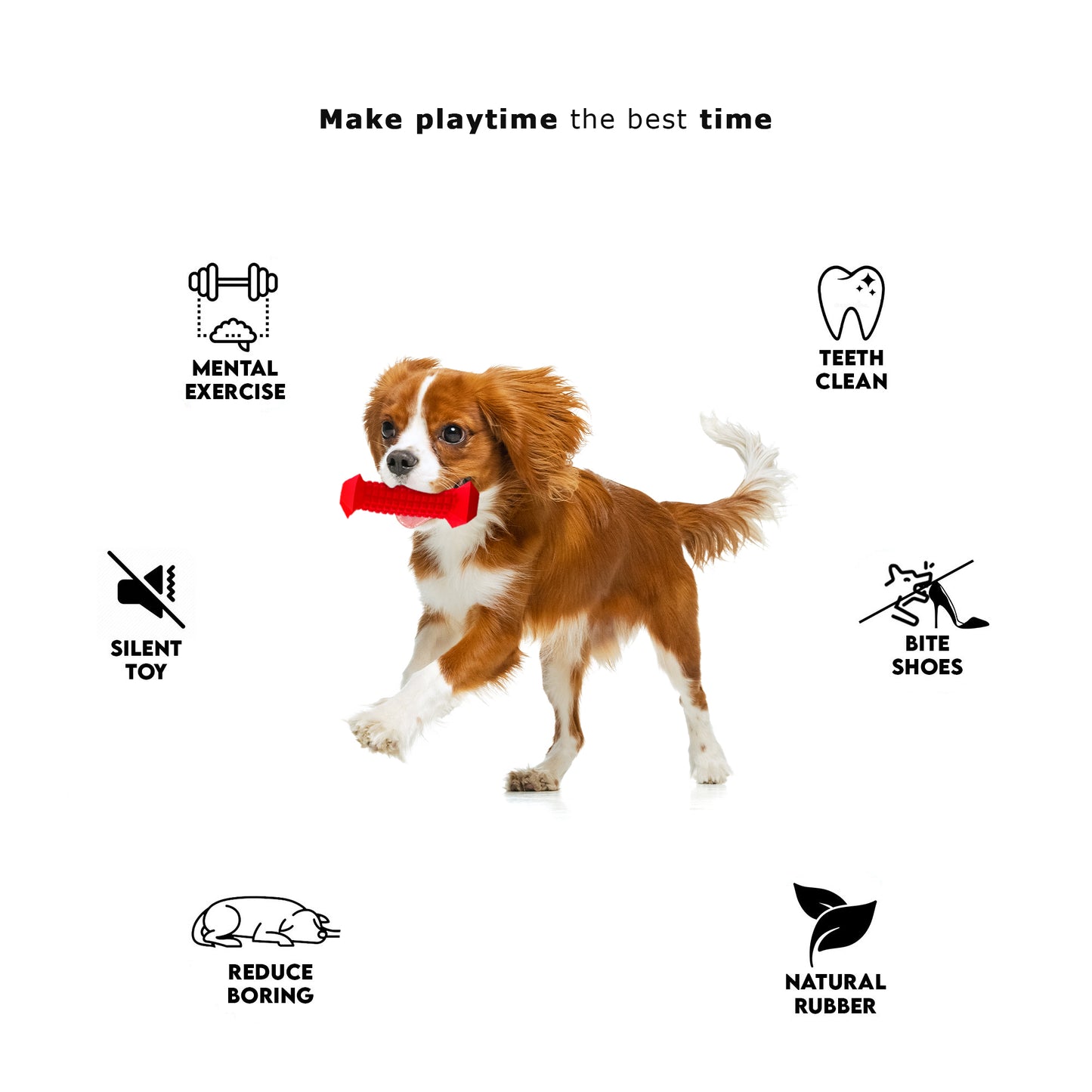 TOME DOG TOYS Bone – Chew Bones for Small, Medium Dogs